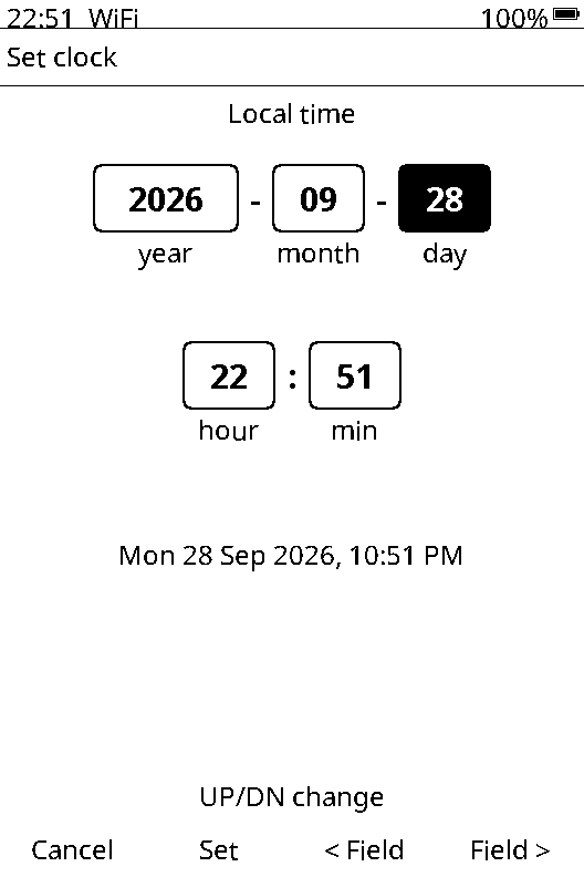 Date and time picker