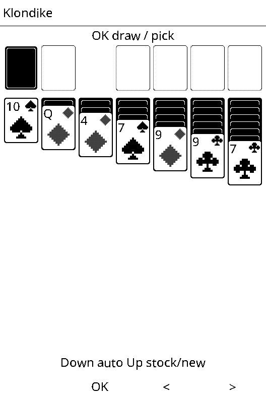 Klondike solitaire